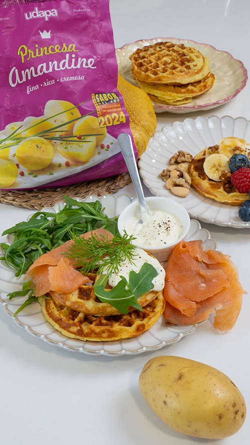 Gofres De Patata Princesa Amandine Para Un Desayuno Dulce O Salado